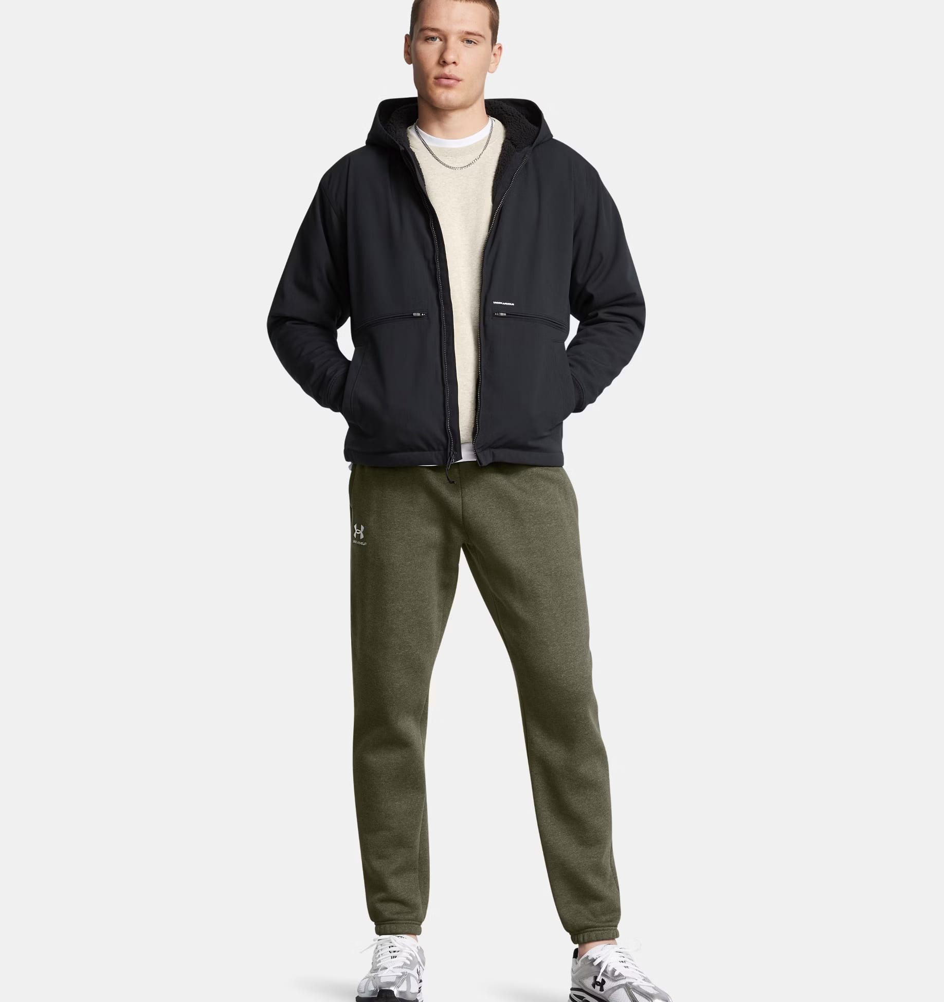 Under armour fleece lined jacket online