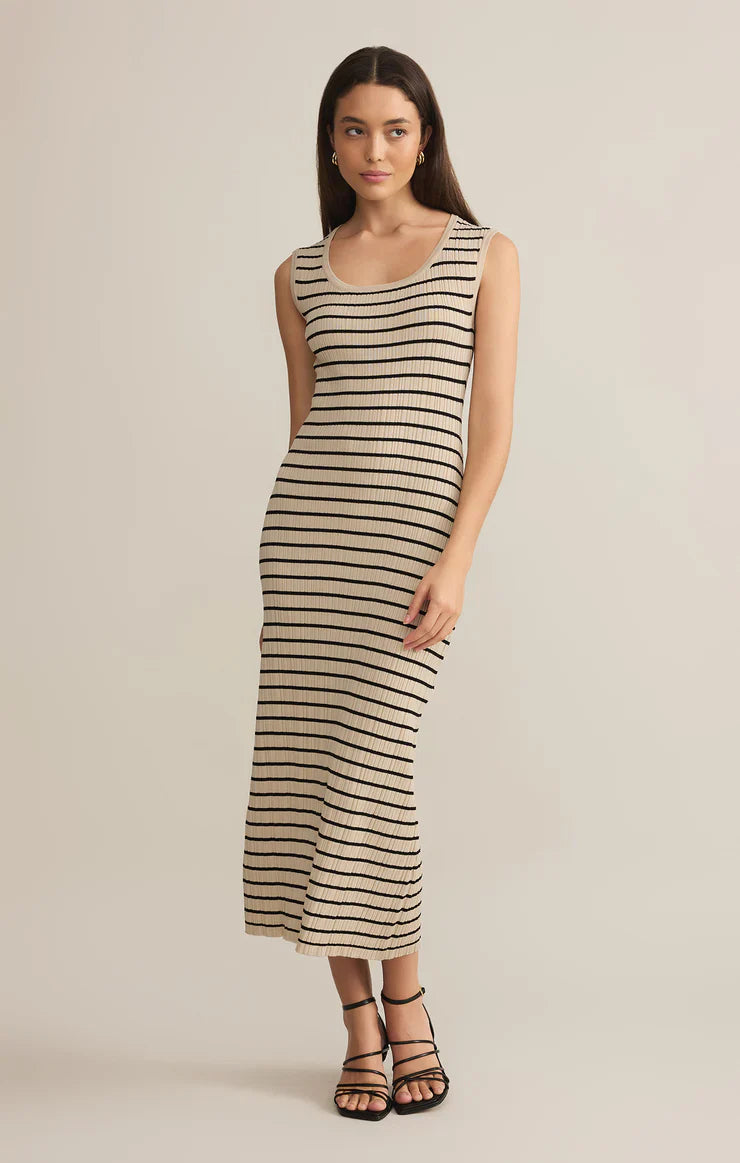 Z Supply Gisele Stripe Midi Dress – Flying Point Surf