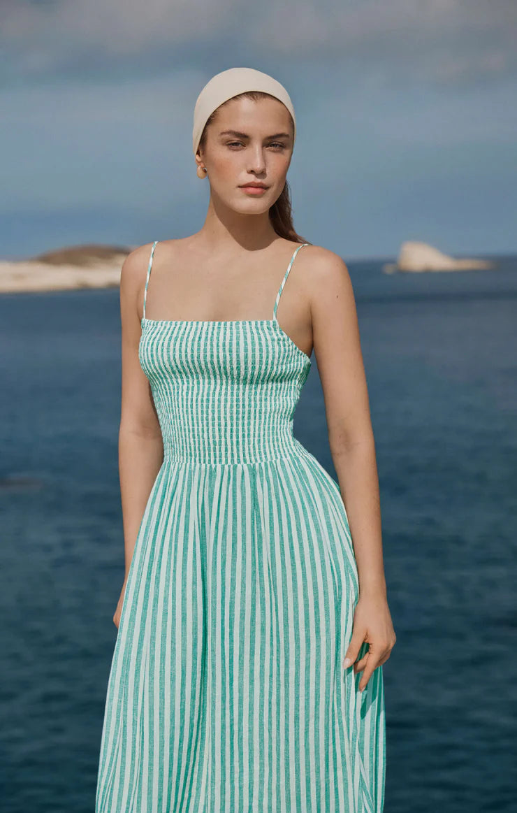 Z Supply Bayside Striped Midi Dress La Palma / S Z Supply Bayside Striped Midi Dress La Palma / S